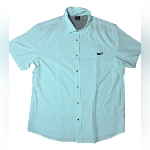Men’s XL Mint Green Performance Button Down Shirt - Picture 1 of 4